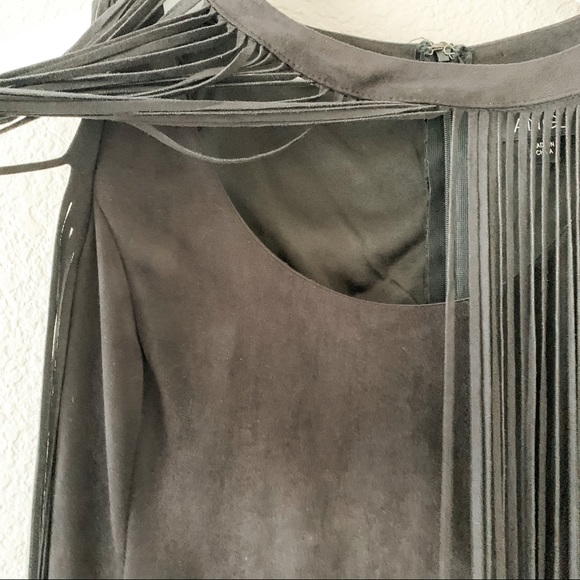 Black Angl Fringe Dress, M - Picture 2 of 8